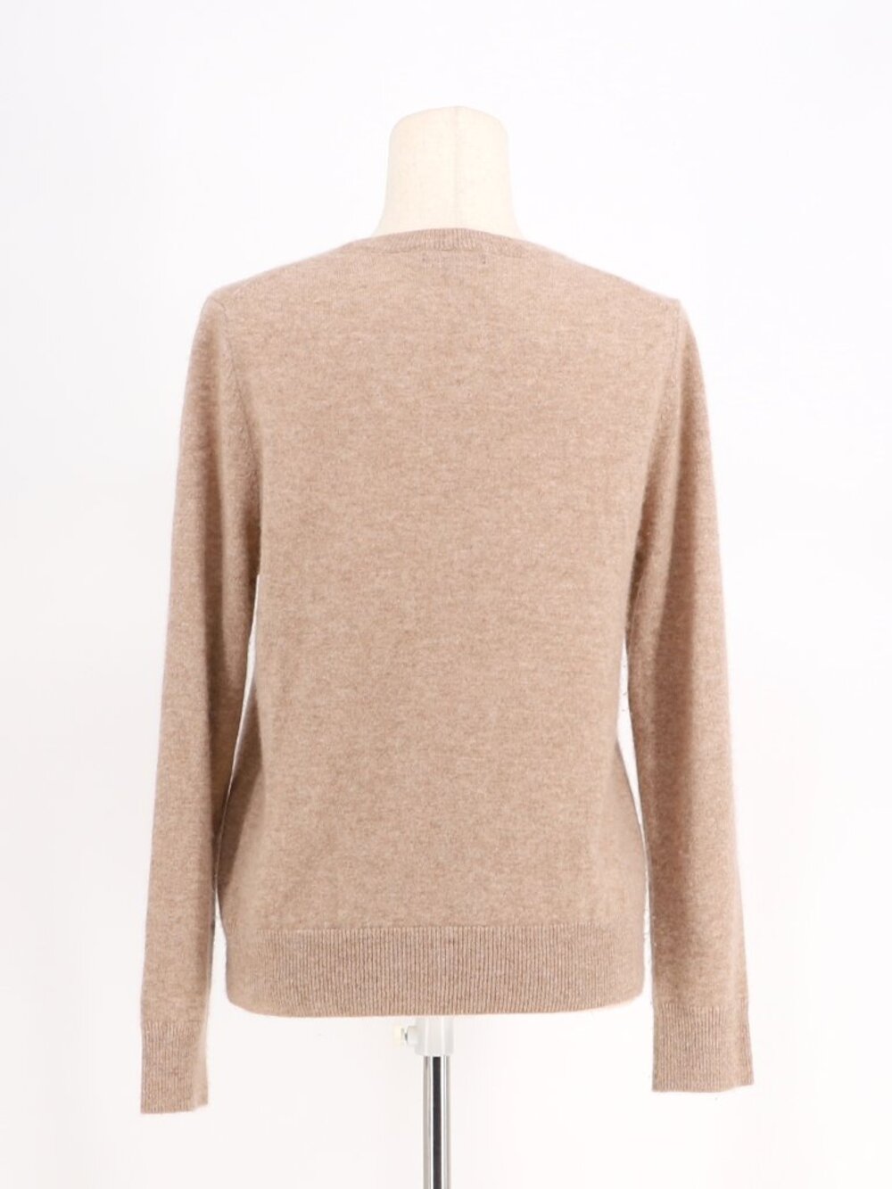 QUINCE Women's Mongolian Cashmere Crewneck Sweater in Oatmeal Size M - Picture 5 of 7